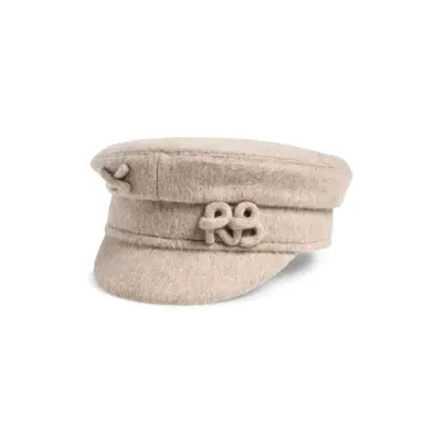 Ruslan Baginskiy Wool Blend Baker Boy Cap in Beige at Nordstrom, Size Medium | Nordstrom