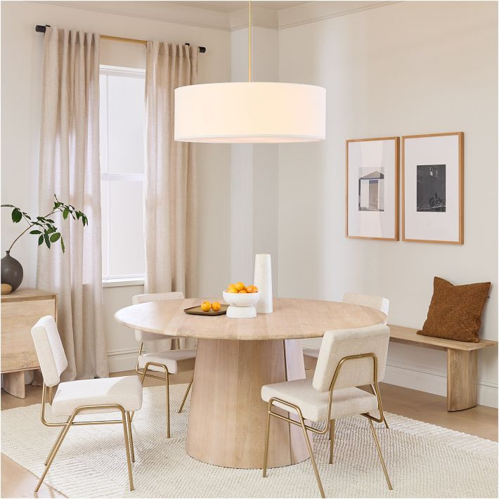 Anton Round Pedestal Dining Table (44", 48", 60") | West Elm (US)