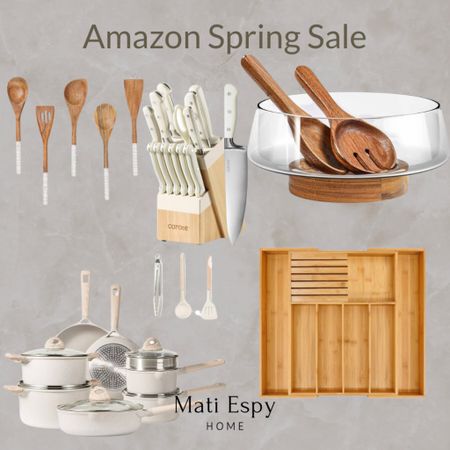 Amazon Spring Sale Kitchen Finds Home Kitchen Accessories Cookware knife Set Utensils drawer Organizer 

#LTKsalealert #LTKfindsunder50 #LTKhome