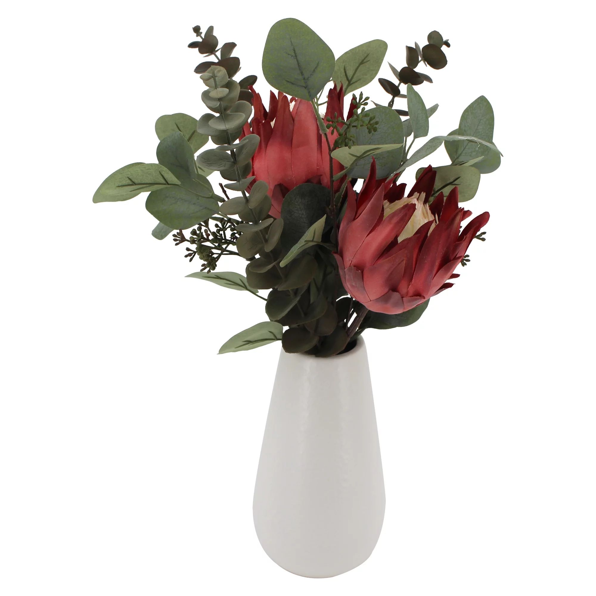 Better Homes & Gardens Harvest Season Faux Protea & Eucalyptus Bundle | Walmart (US)