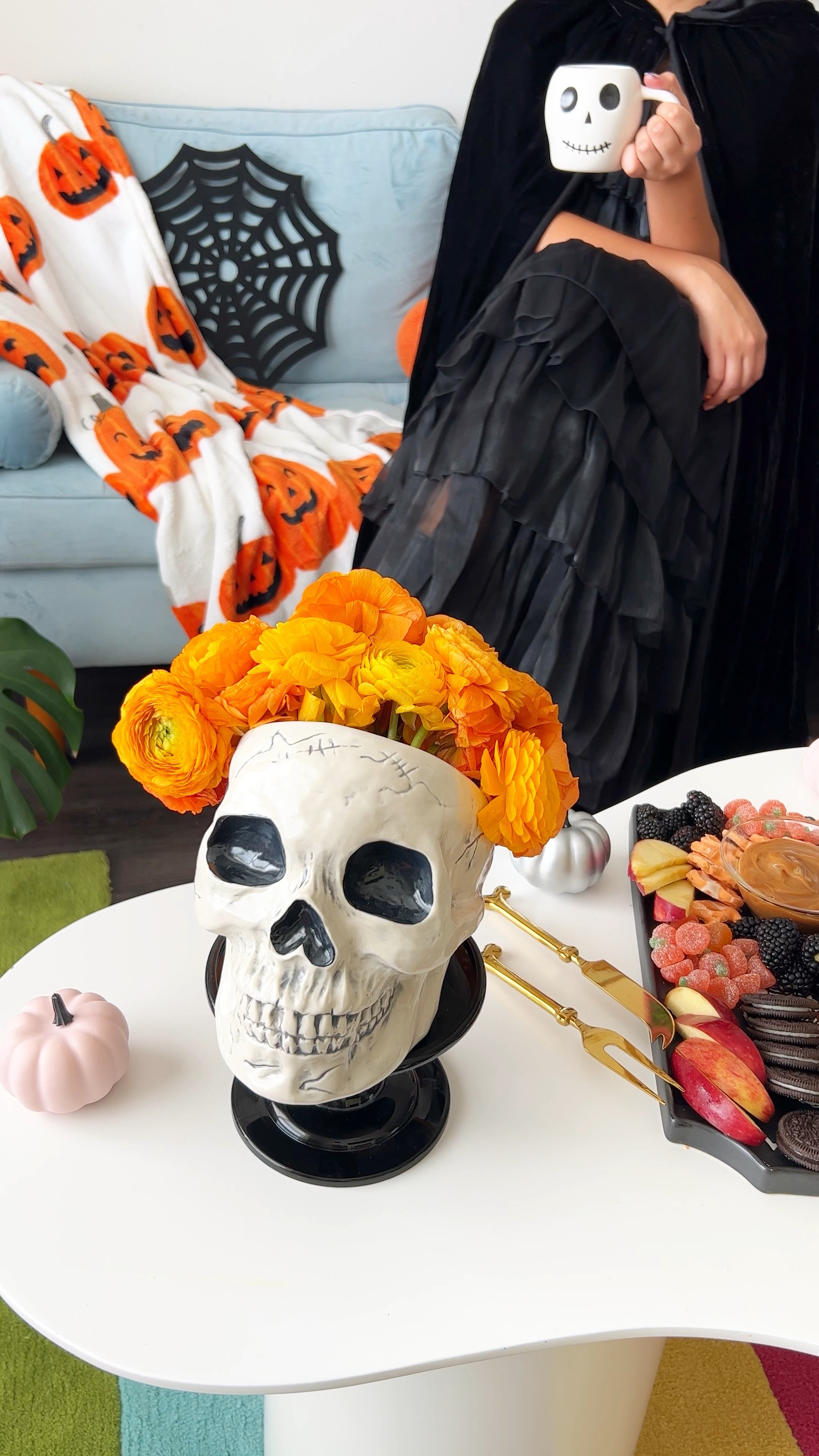 Halloween Hosting
Halloween Dinner Party
Fall Party
Spider Web Charger
Spider Web Placemat
Punch Bowl
Halloween Punch Bowl
Pumpkin Punch Bowl
Plastic Pumpkin Glasses
Pumpkin Cocktail Glasses
Skeleton Candy Jar
Coffin Charcuterie Board
Mini Pumpkins
Pastel Halloween
Pastel Pumpkins
Pumpkin Blanket
Pumpkin Pillow

#target #targetpartner @target @targetstyle

#LTKHalloween #LTKSeasonal #LTKhome