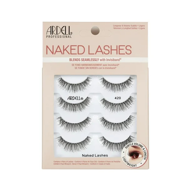 Ardell Naked Lashes 420 4 Pack - Walmart.com | Walmart (US)