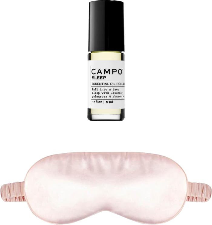 Essential Oil Roll-On & Silk Eye Mask Kit | Nordstrom