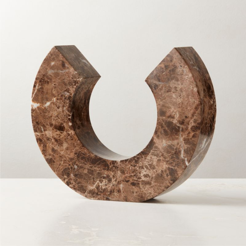 Ennis Brown Marble Sculpture + Reviews | CB2 | CB2