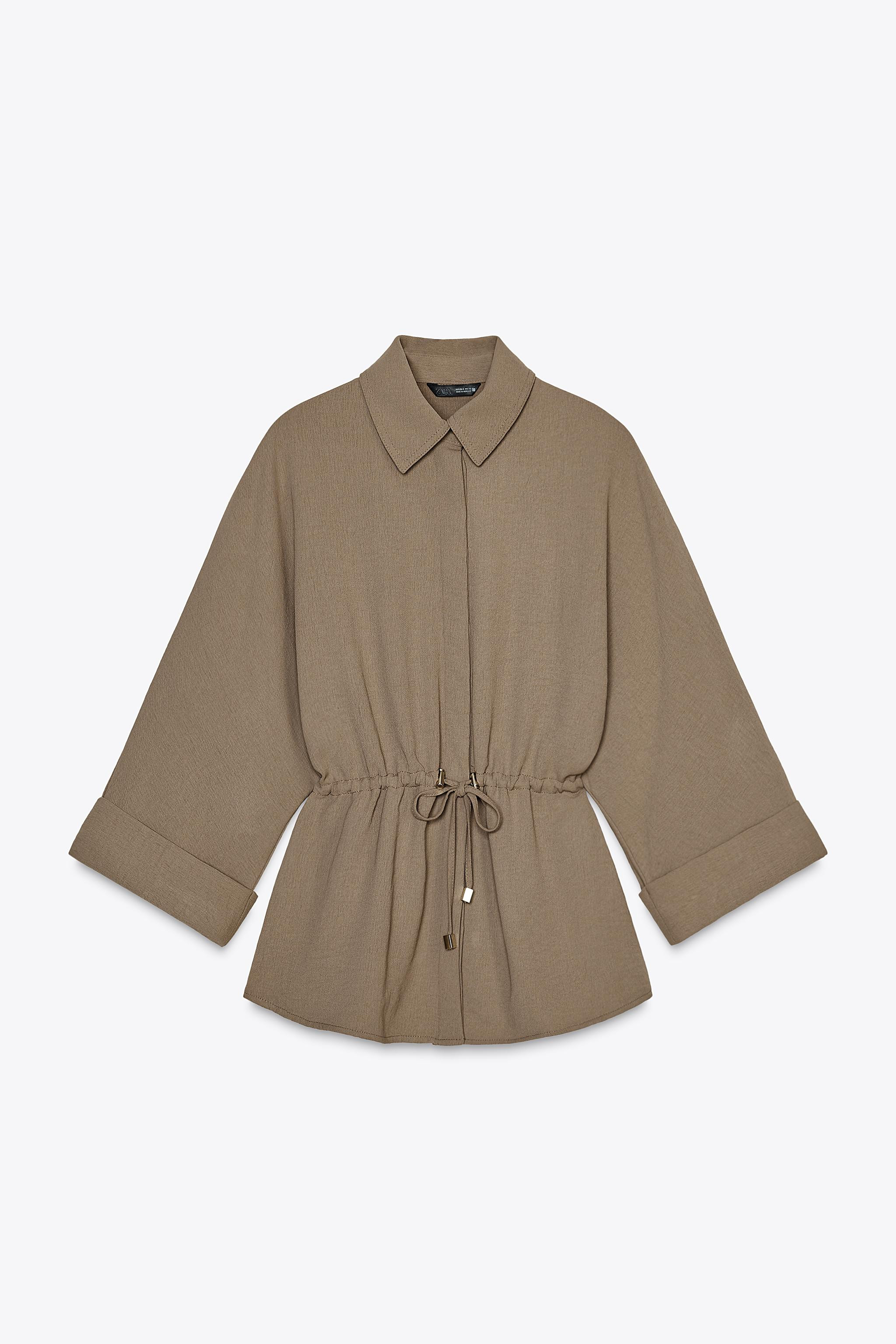 SAFARI FLOWING SHIRT | Zara UK