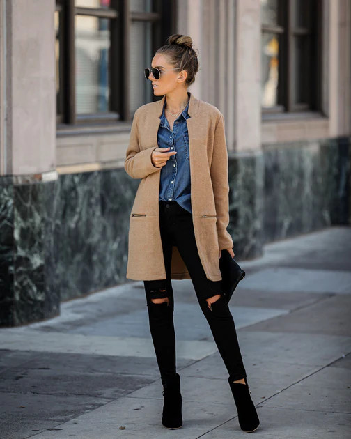 PREORDER - Catalog Pocketed Coat - Camel | VICI