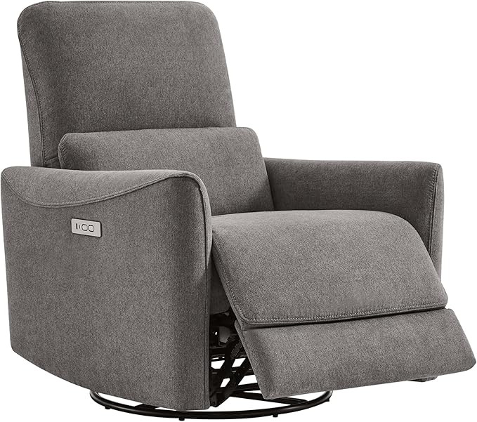 CHITA Power Recliner Chair Swivel Glider, FSC Certified Fabric Living Room Reclining Sofa Chair w... | Amazon (US)