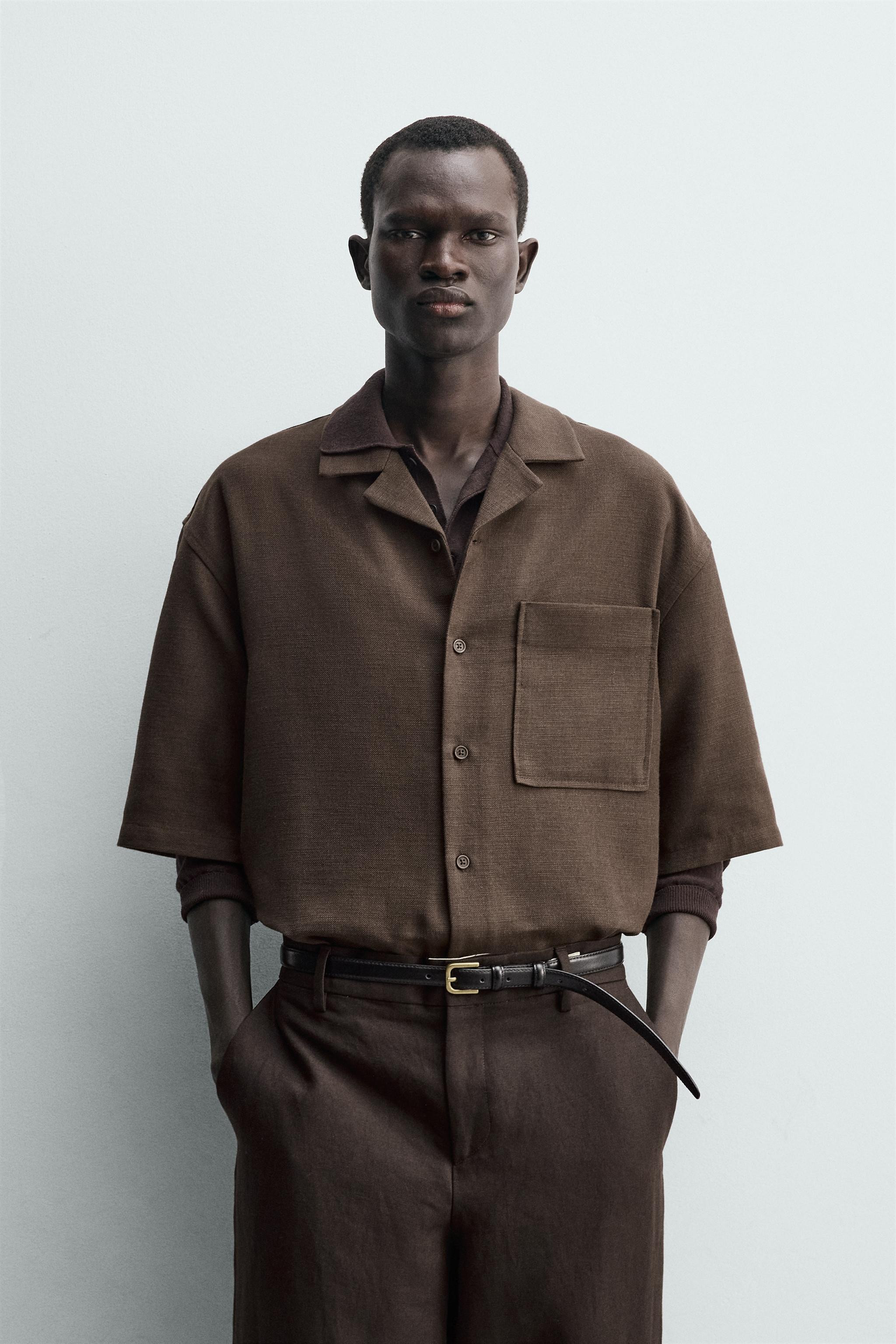 BOXY FIT TEXTURED SHIRT | Zara US