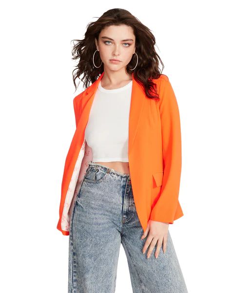 PAYTON BLAZER ORANGE | Steve Madden (US)