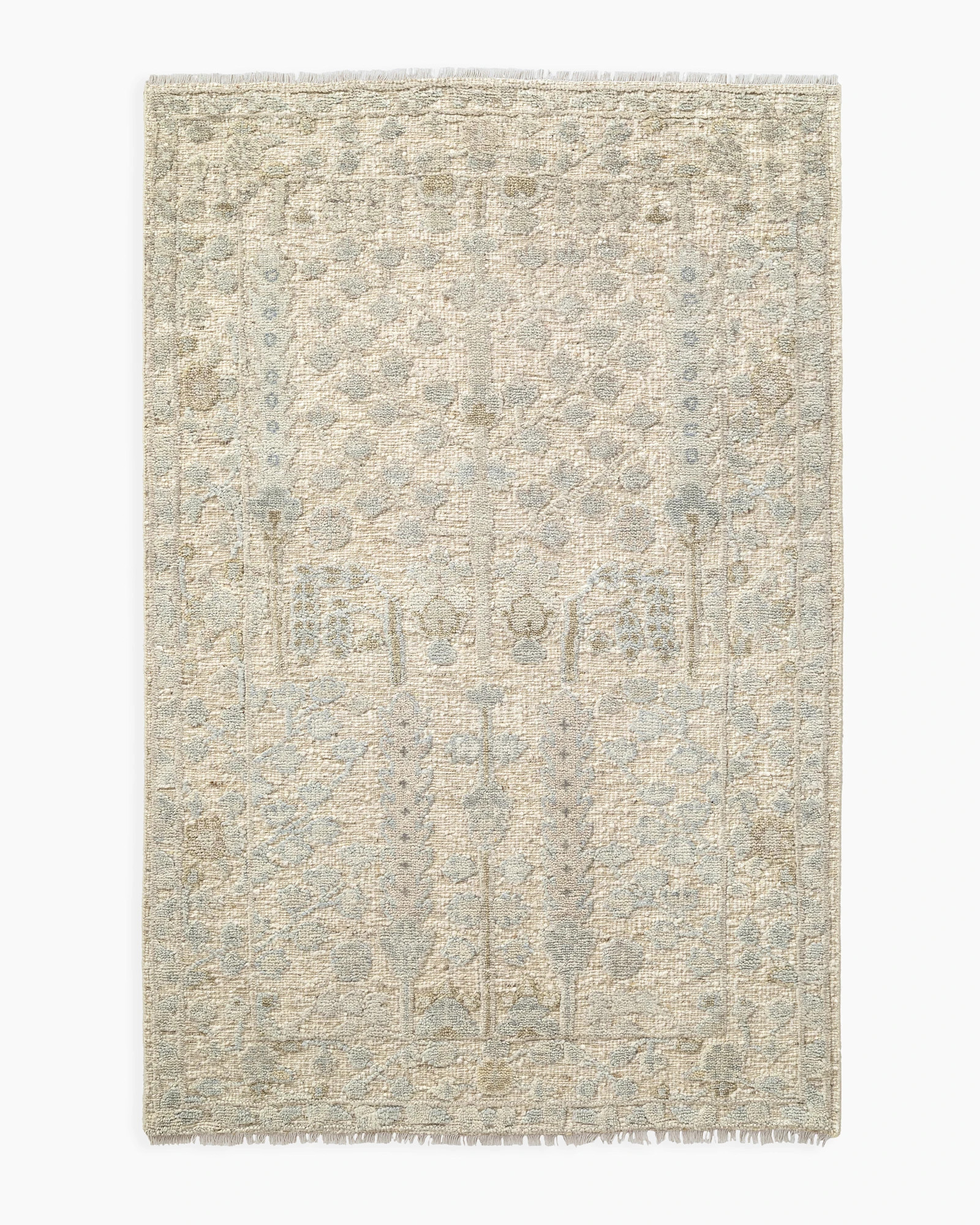 Quince - White Label | Quince | Fern Hand-Knotted Wool Rug in Neutral, Size 8'9"" x 11'9 | Quince