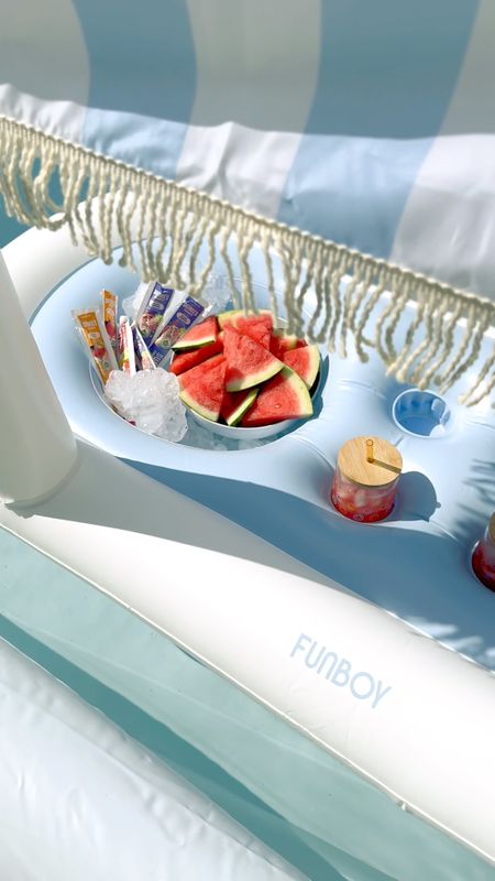 This is your sign to have a cute pool picnic! 💧 

This super fun floating cabana bar is on sale for 25% off with code SUMMER! 🇺🇸 It’s perfect for refreshments at the pool or a fun water picnic or day date idea! Comes in all sorts of colors.

I also linked a few other @funboy favorites in my LTK. They have so many cute inflatables!

#LTKFindsUnder100 #LTKSaleAlert #LTKHome