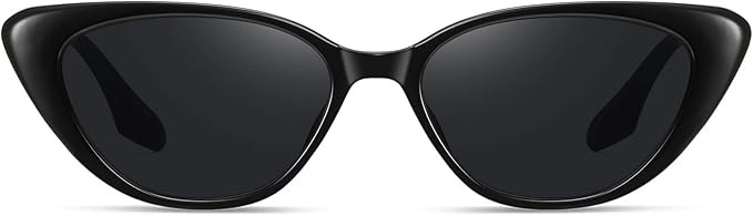 Retro Vintage Narrow Cat Eye Sunglasses for Women Men 90s Small Chic Style Trendy Sunnies UV400 P... | Amazon (US)