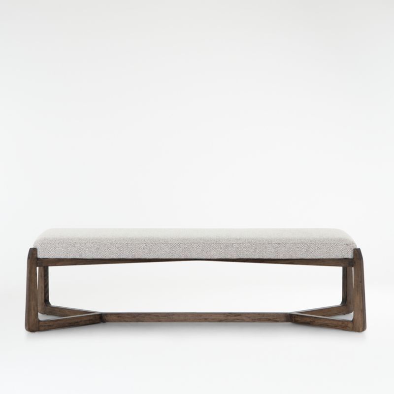 Amna Bench + Reviews | Crate & Barrel | Crate & Barrel