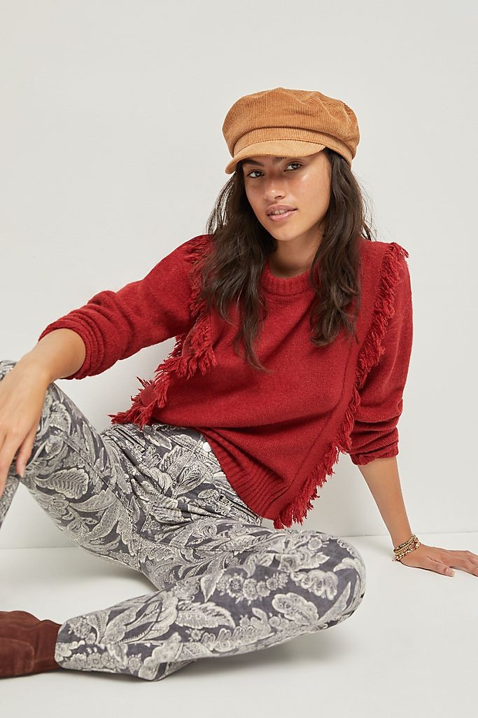 Mazie Fringed Pullover | Anthropologie (US)