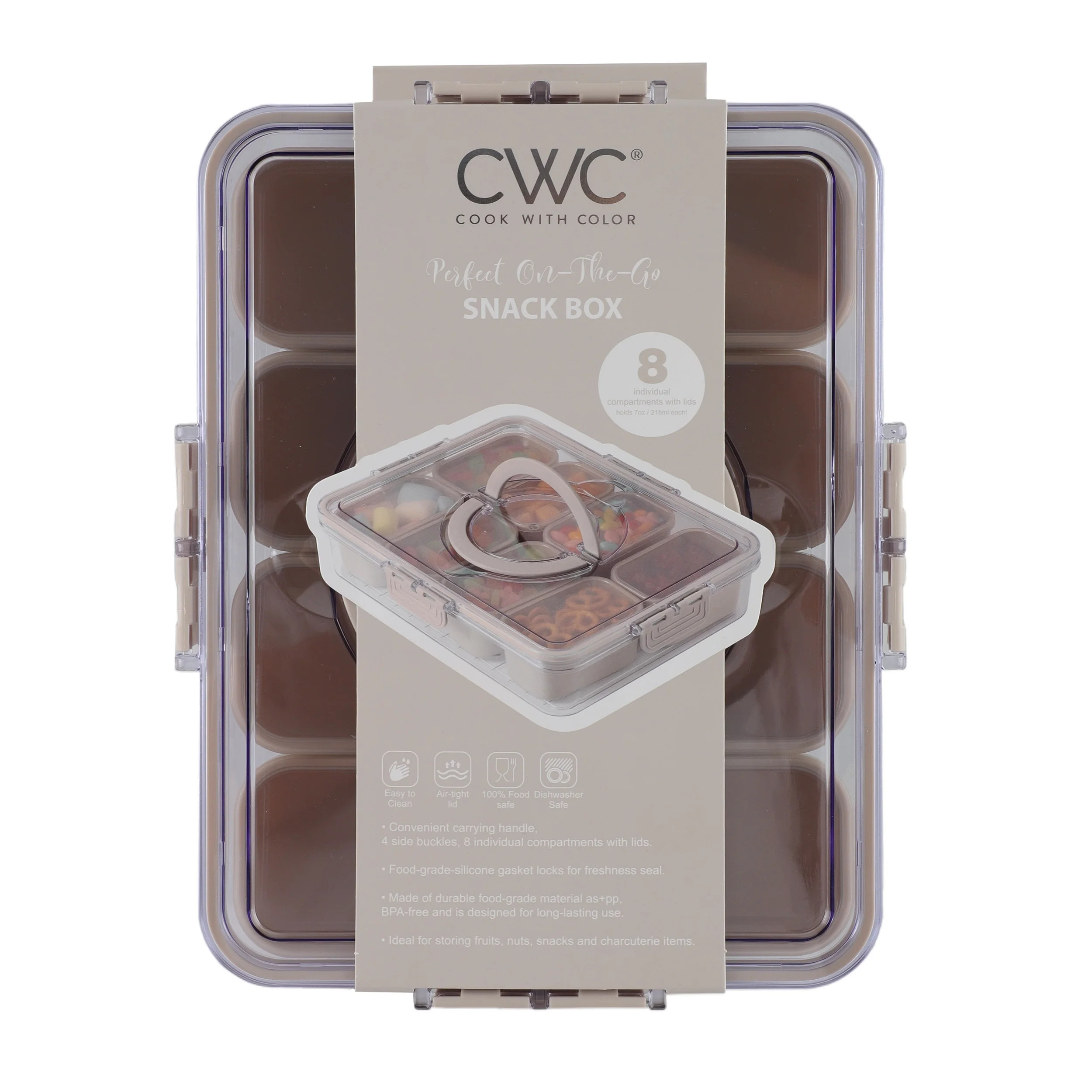 CWC AS SNACK BOX WITH LID - SAND | Walmart (US)