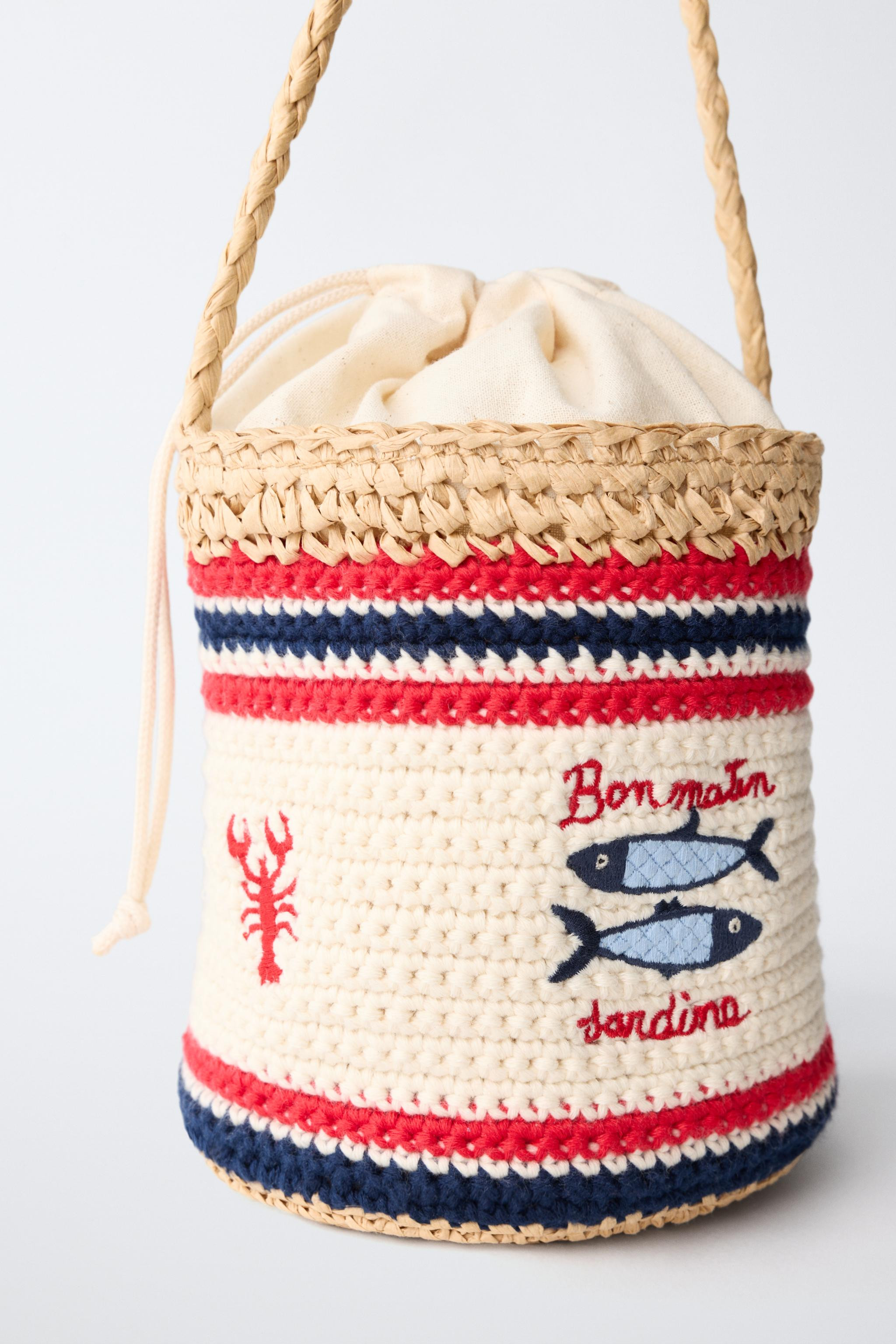 CROCHET FISH CROSSBODY BAG | Zara US