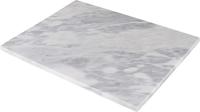 Homeries Marble Cutting Pastry Board (20 x 16 Inches) - Marble Serving Tray for Cheese, Pastries,... | Amazon (US)
