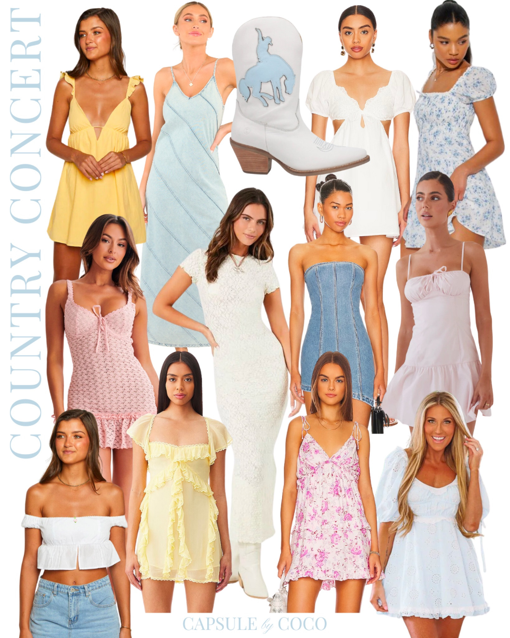 COUNTRY CONCERT 🤠

Country concert outfit, country concert outfits, country concert dress, country concert dresses, rodeo outfit, rodeo outfits, cowgirl boots, Morgan Wallen, Luke Combs, Zach Bryan, Western outfit, Western outfits, college, sorority, spring dress, spring dresses, spring daytime dress, spring daytime dresses, spring outfit, spring outfits, CapsuleByCoCo

#LTKSeasonal #LTKparties #LTKstyletip