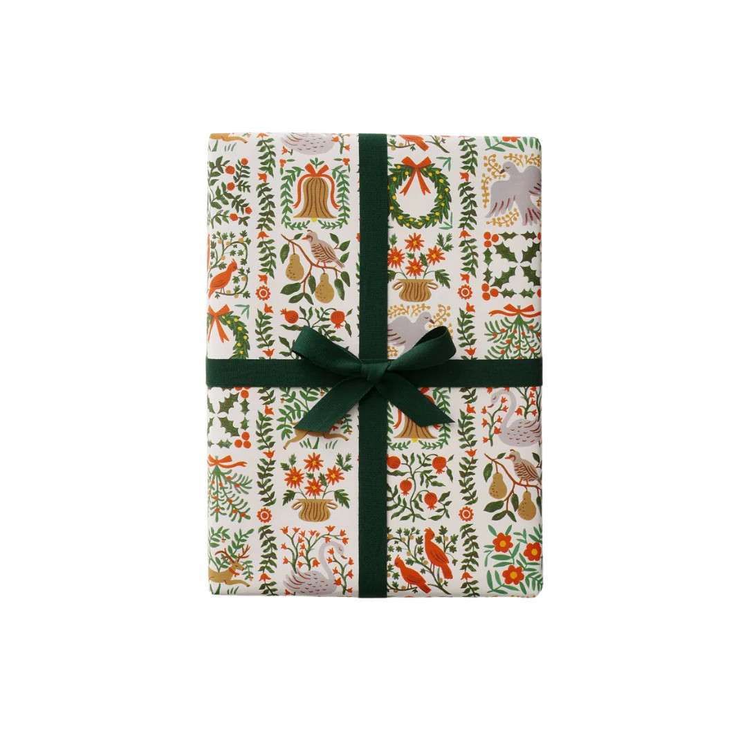 Christmastide Wrapping Roll | Pink Antlers