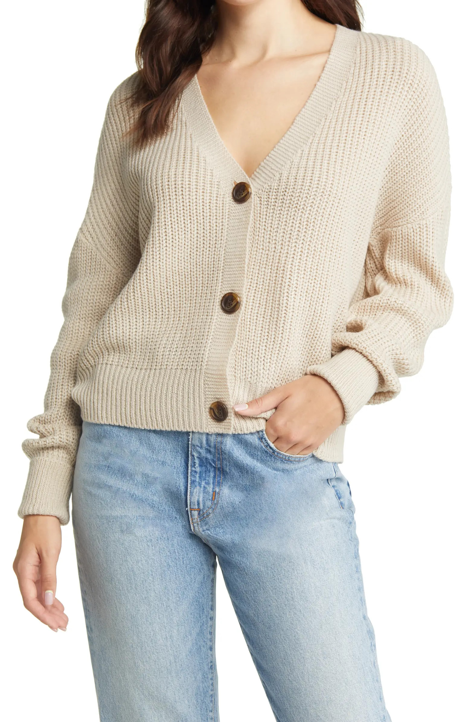 VERO MODA Lea V-Neck Cardigan | Nordstrom | Nordstrom