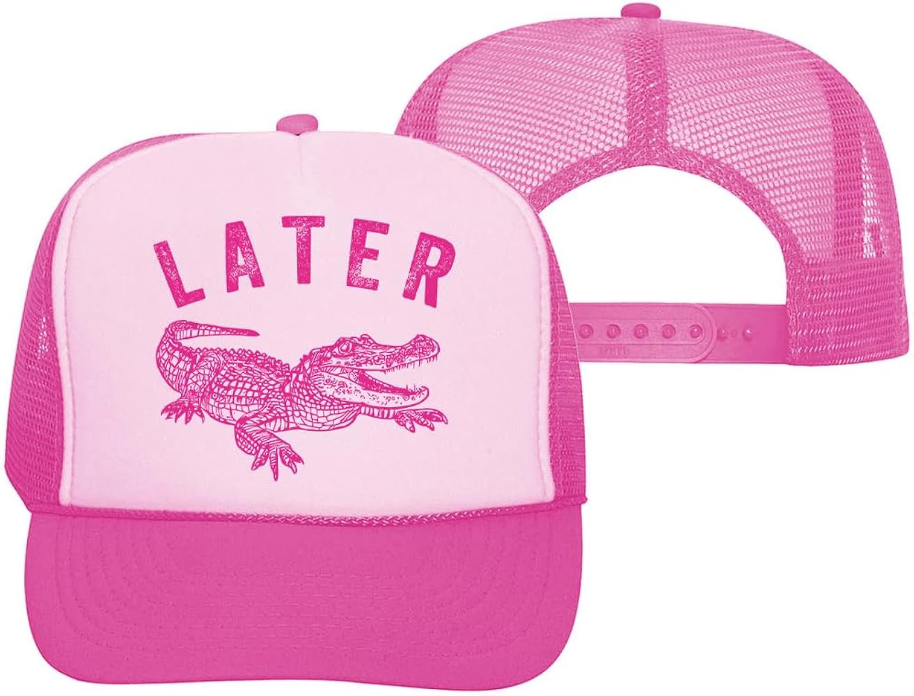 Later Gator | Foam Front Trucker Snapback Hat | for Men & Women | Amazon (US)