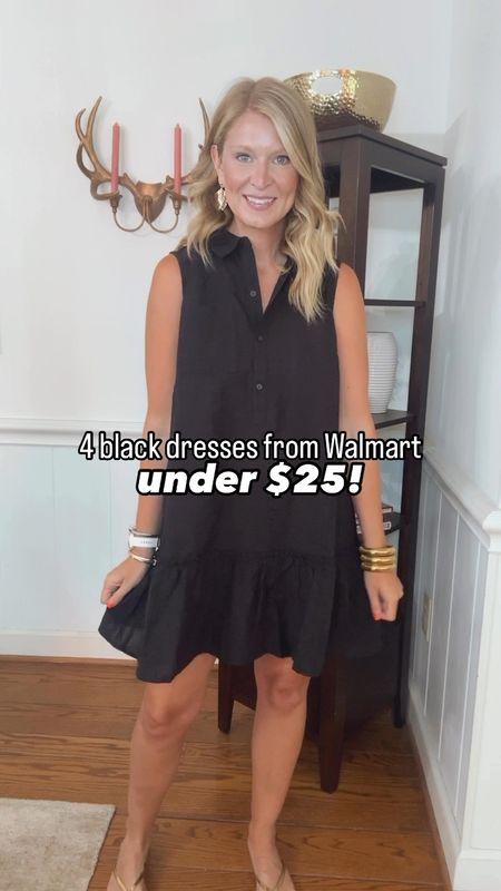 4 black summer dresses from Walmart, all under $25! In size M.
Perfect for any summer event! 


#LTKFindsUnder50 #LTKStyleTip