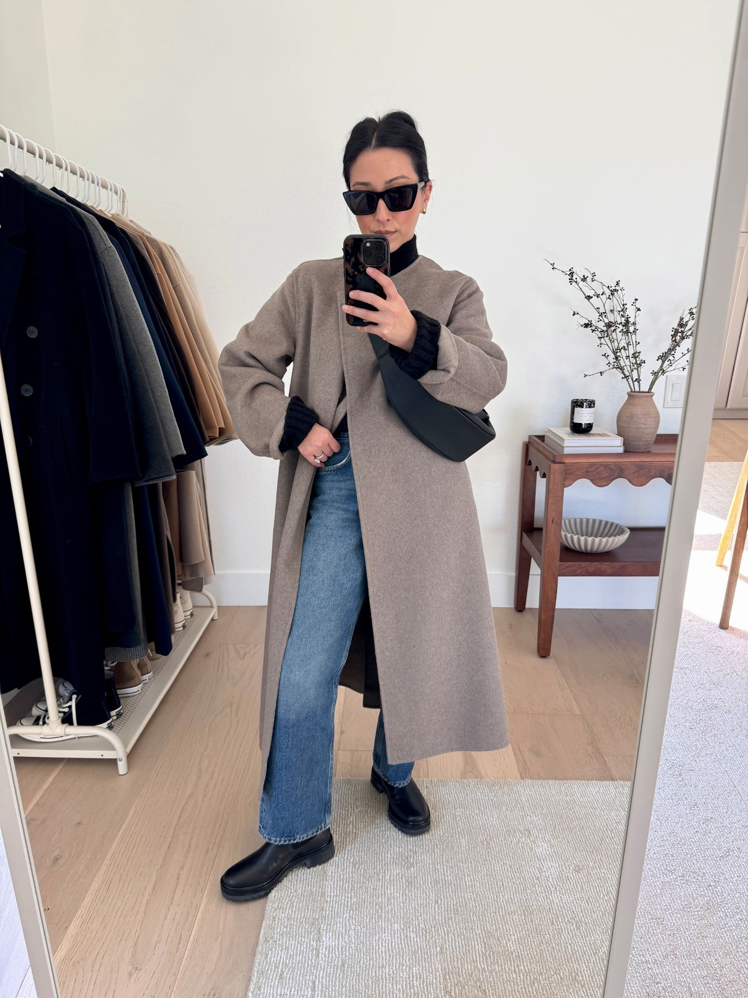 Reformation Katerina boots styled multiple ways. 

Gap coat petite xs (old)
Everlane turtleneck sweater xxs
AGOLDE Mid Rise Crop 24 - fits like a high rise, no hemming needed. 
Reformation Katerina Boots 5.5
Amazon sling bag
YSL Sunglasses

Petite style, winter style, winter outfits, winter boots 

#LTKSeasonal #LTKootd #LTKPetite