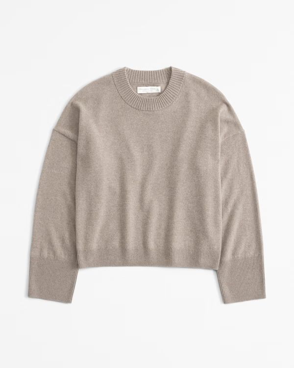 Women's Cashmere Crew Sweater | Women's New Arrivals | Abercrombie.com | Abercrombie & Fitch (US)