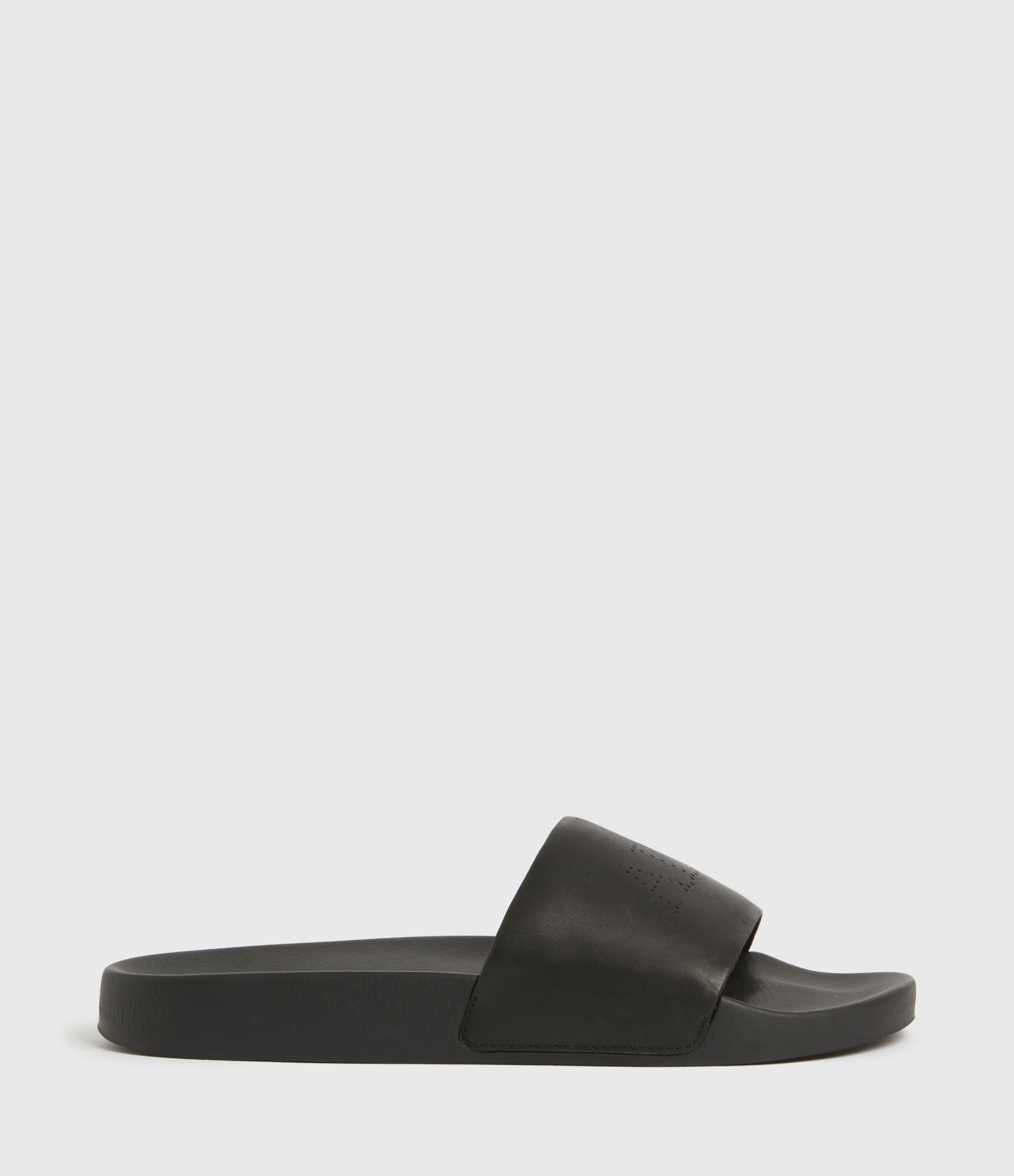 Karli Leather Sliders | AllSaints UK