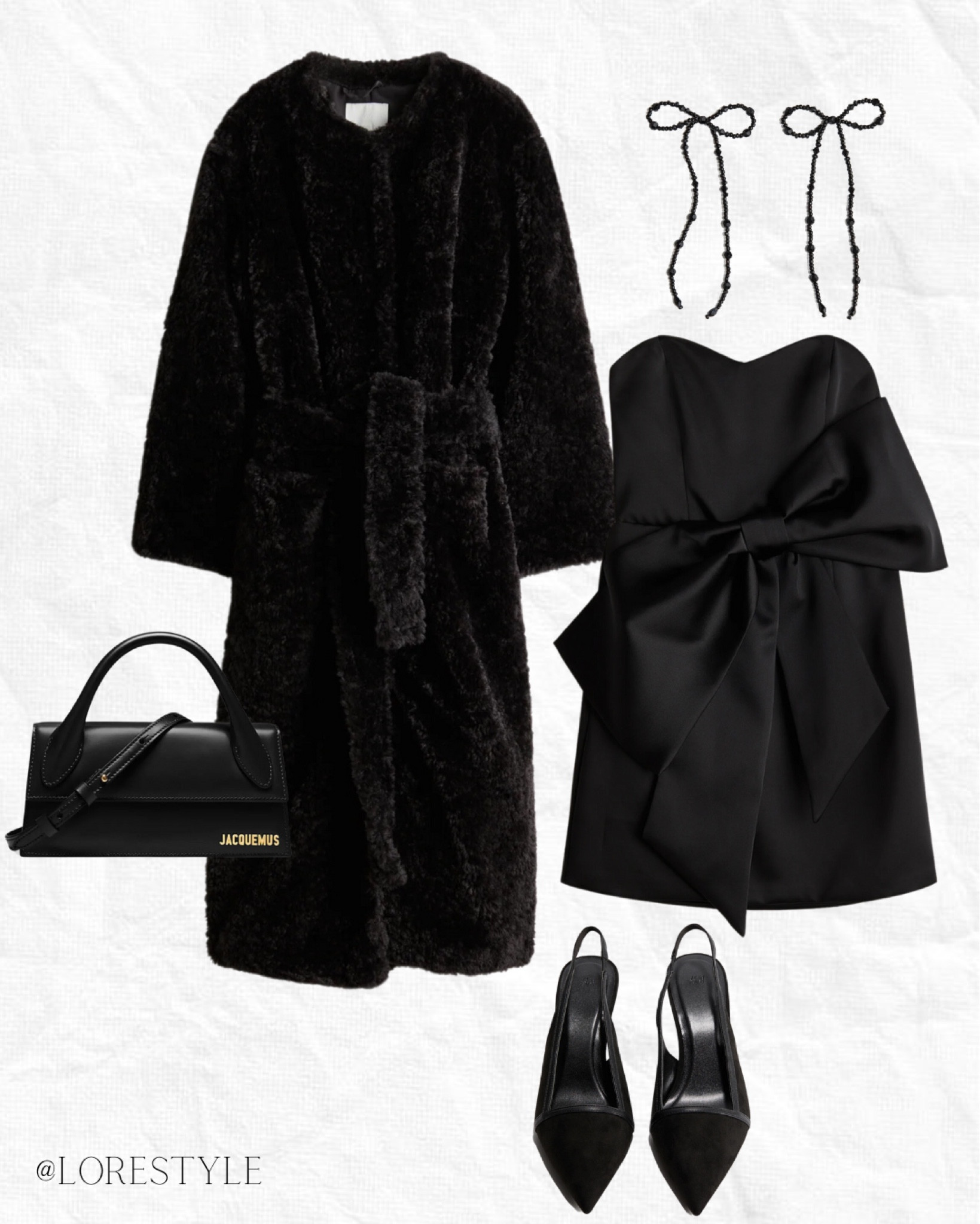 Total black holiday outfit 

#LTKCyberWeek #LTKHoliday #LTKBeauty