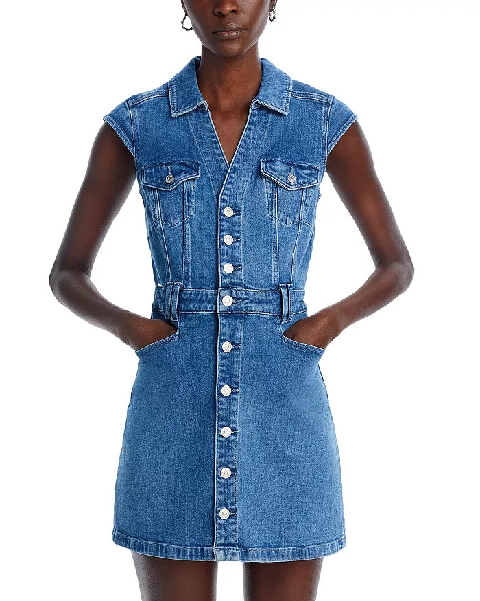 PAIGE Jaxsyn Denim Dress Women - Bloomingdale's | Bloomingdale's (US)