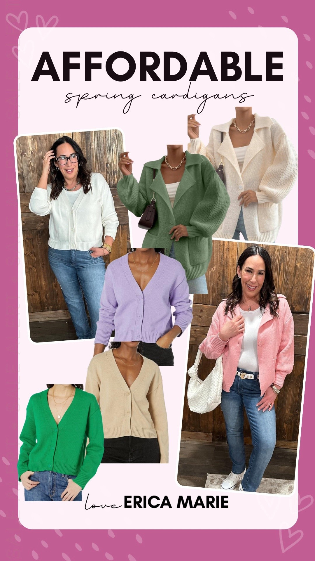 Ahh, these spring cardigans are adorable, flattering and so affordable. This pink version is one of my all time favorites for all seasons, but the light pink screams spring. This Amazon essentials v-neck cardigan is only $27, but worth way more! It’s comfortable, soft and honestly, such good quality.
Spring cardigans, casual mom outfit 

#LTKSeasonal #LTKMidsize #LTKOver40