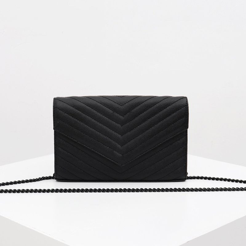Classic caviar handbags purses women chain envelope bag single soulder crossbody bags monogram me... | DHGate