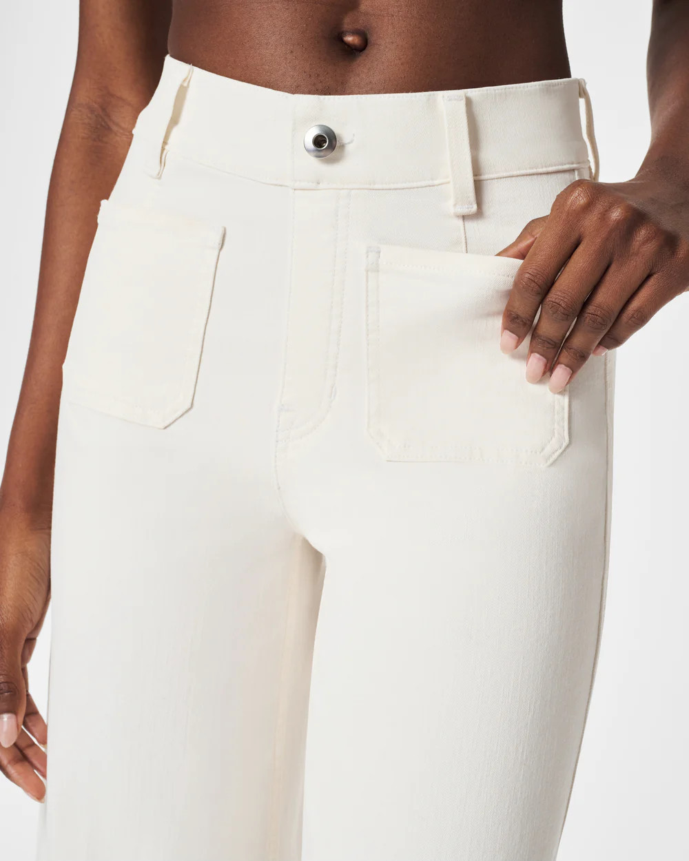 Cropped Wide-Leg Jeans | Spanx