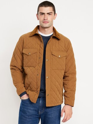 Water-Resistant Quilted Barn Jacket | Old Navy | Old Navy (US)