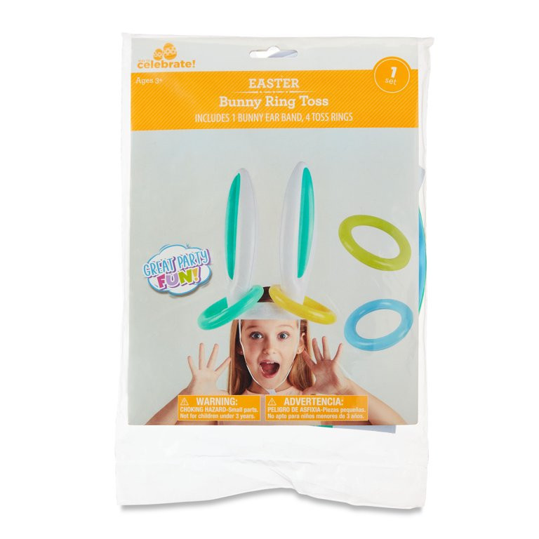 Easter Bunny Ring Toss Game, 5 Pieces, by Way To Celebrate | Walmart (US)