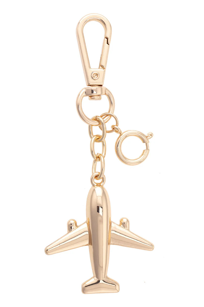 PREORDER 9/15: Jet Setter Bag Charm in Shiny Gold | CANVAS