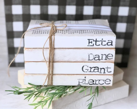 Personalized Gift, Personalized Custom Books, Stamped Books, Stamped Book Set, Custom Stamped Boo... | Etsy (US)