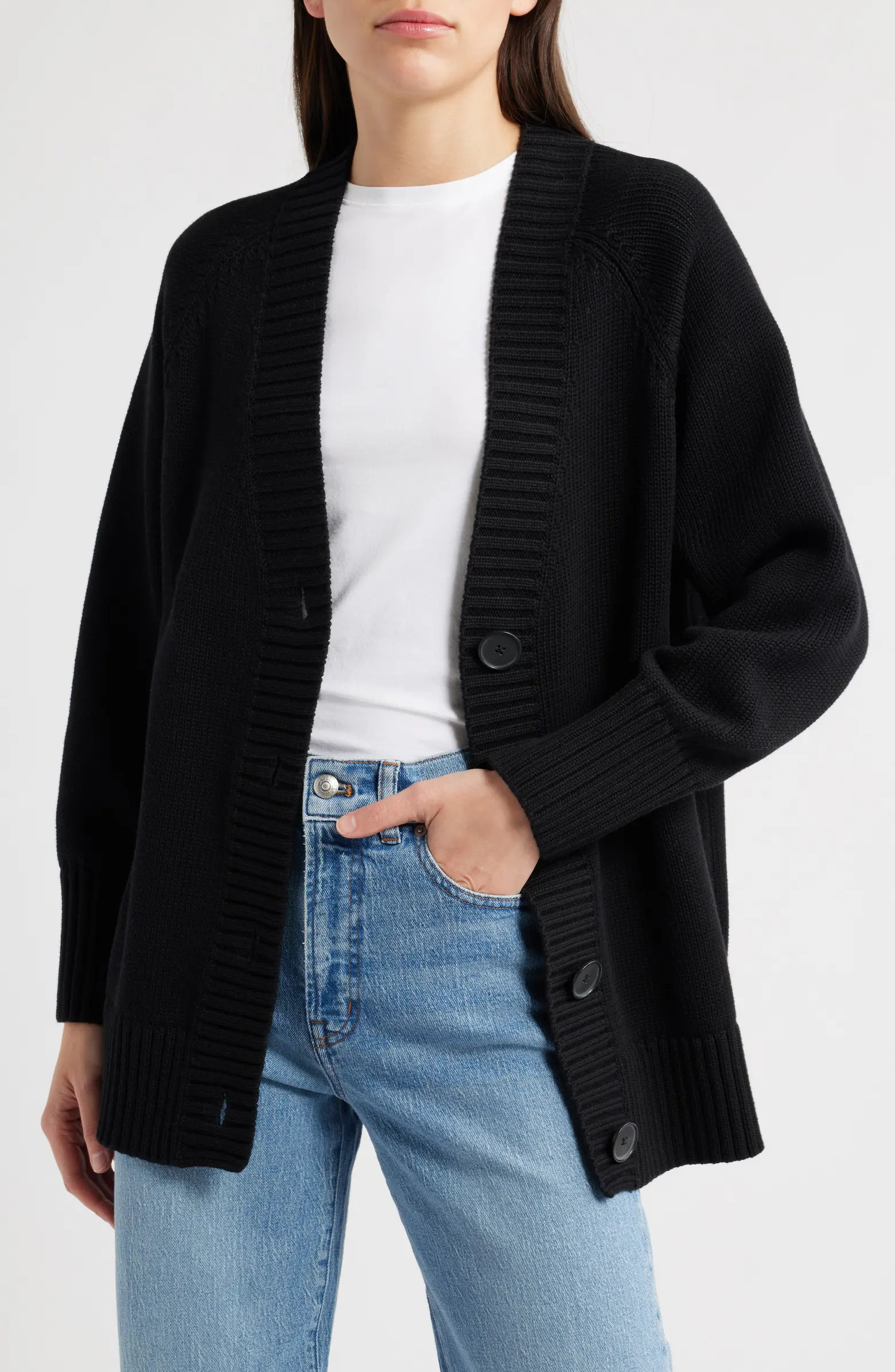 Oversized Cotton Cardigan | Nordstrom