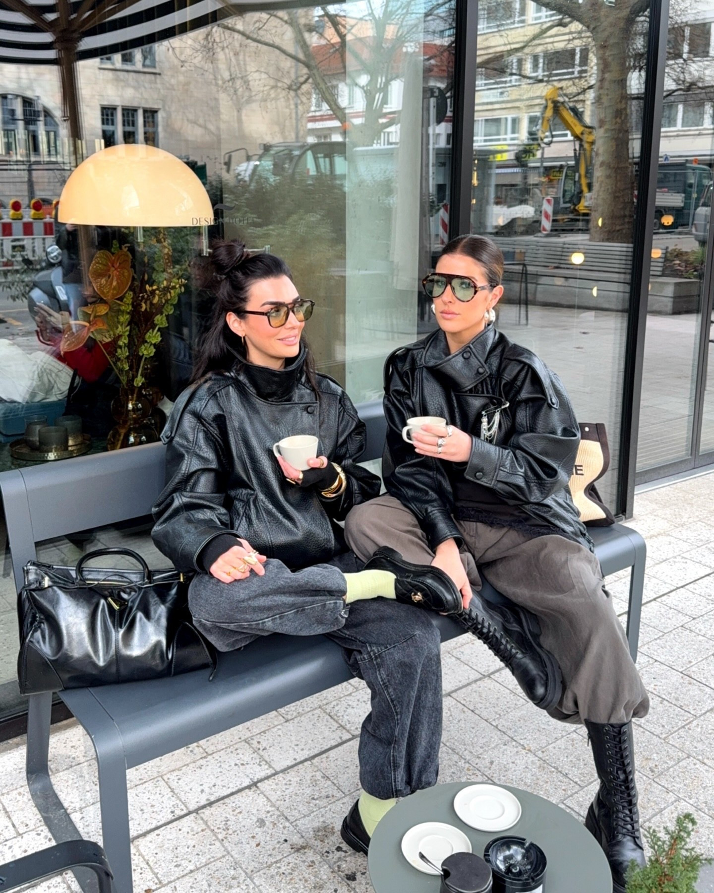 Effortless city look with an edgy touch.
Black leather layers paired with relaxed denim and chunky boots – minimal, but powerful.

• Faux leather jacket
• Black knit / turtleneck
• Grey relaxed jeans
• Chunky lace-up boots
• Structured black bag
• Statement sunglasses

Timeless pieces you can mix & match all season 

#LTKeurope #LTKworkwear #LTKdeutschland