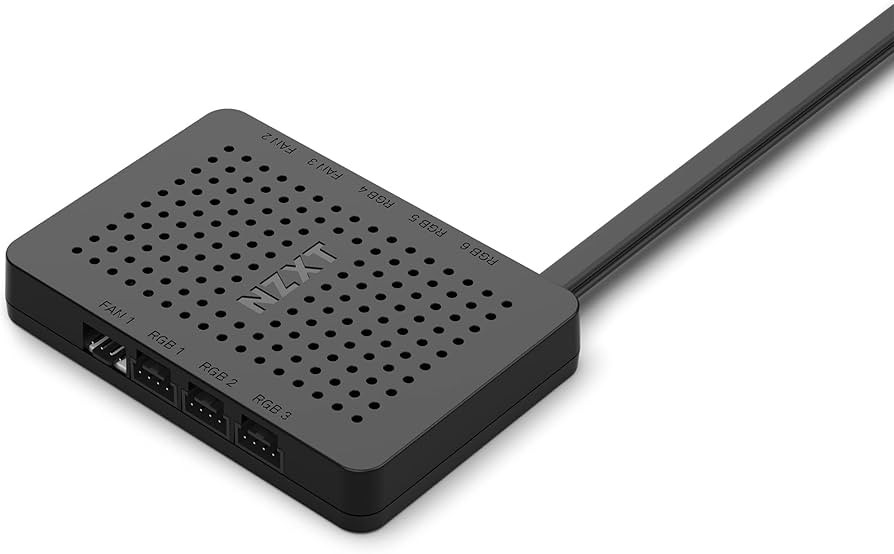 NZXT RGB & Fan Controller - AC-CRFR0-B1-6 RGB Lighting Channels - 3 Fan Channels - RGB Lighting C... | Amazon (US)