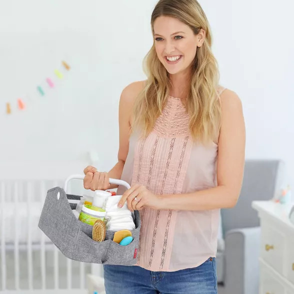 Skip Hop Light-Up Diaper Caddy - Heather Gray | Target