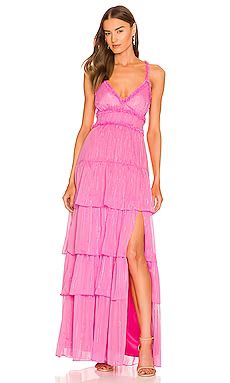 LIKELY Athena Maxi Dress in Pink Sugar from Revolve.com | Revolve Clothing (Global)