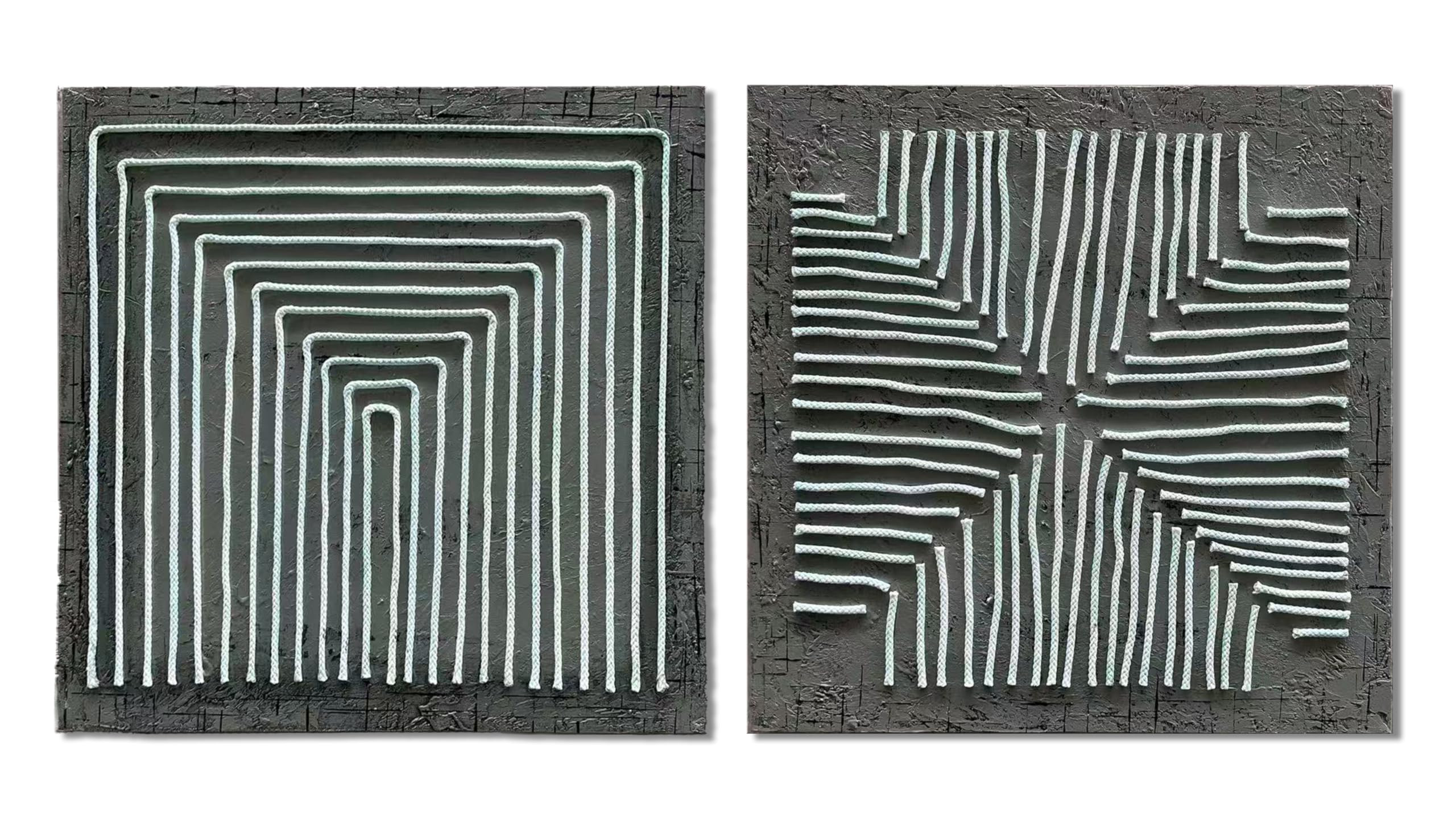 NANKAI Art Hand-Painted Abstract Wall Art Modern Abstract Canvas Wall Decoration Hand-Drawn Work ... | Amazon (US)