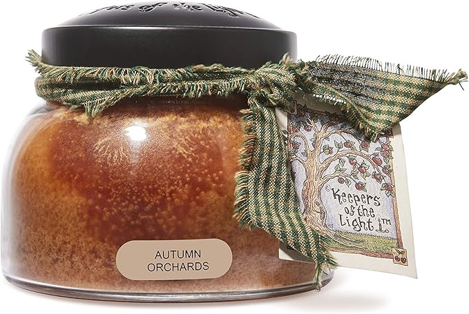 A Cheerful Giver Scented Glass Jar Candle - 22 oz. Autumn Orchards Mama Jar Candle with Lid & Tru... | Amazon (US)