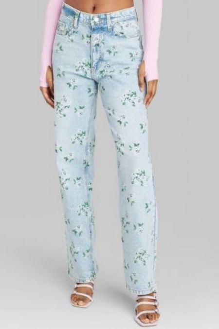 Cutest spring denim under 30$ I bought my daughter, a pair of floral embroidered jeans, and I had to get these for myself! 

#LTKFestival #LTKfindsunder50 #LTKstyletip
