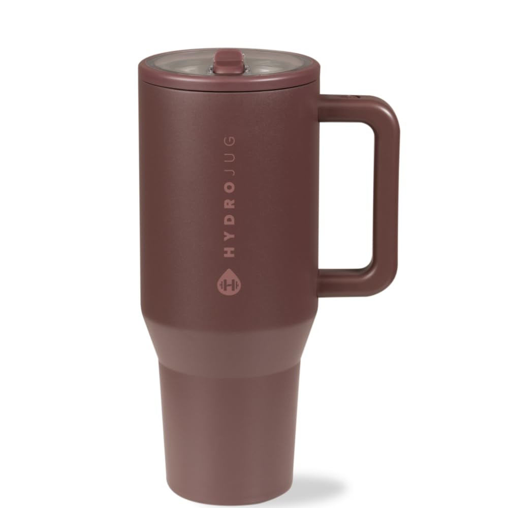 HydroJug Traveler - 32 oz Water Bottle with Handle & Flip Straw - Fits in Cup Holder, Leak Resist... | Amazon (US)
