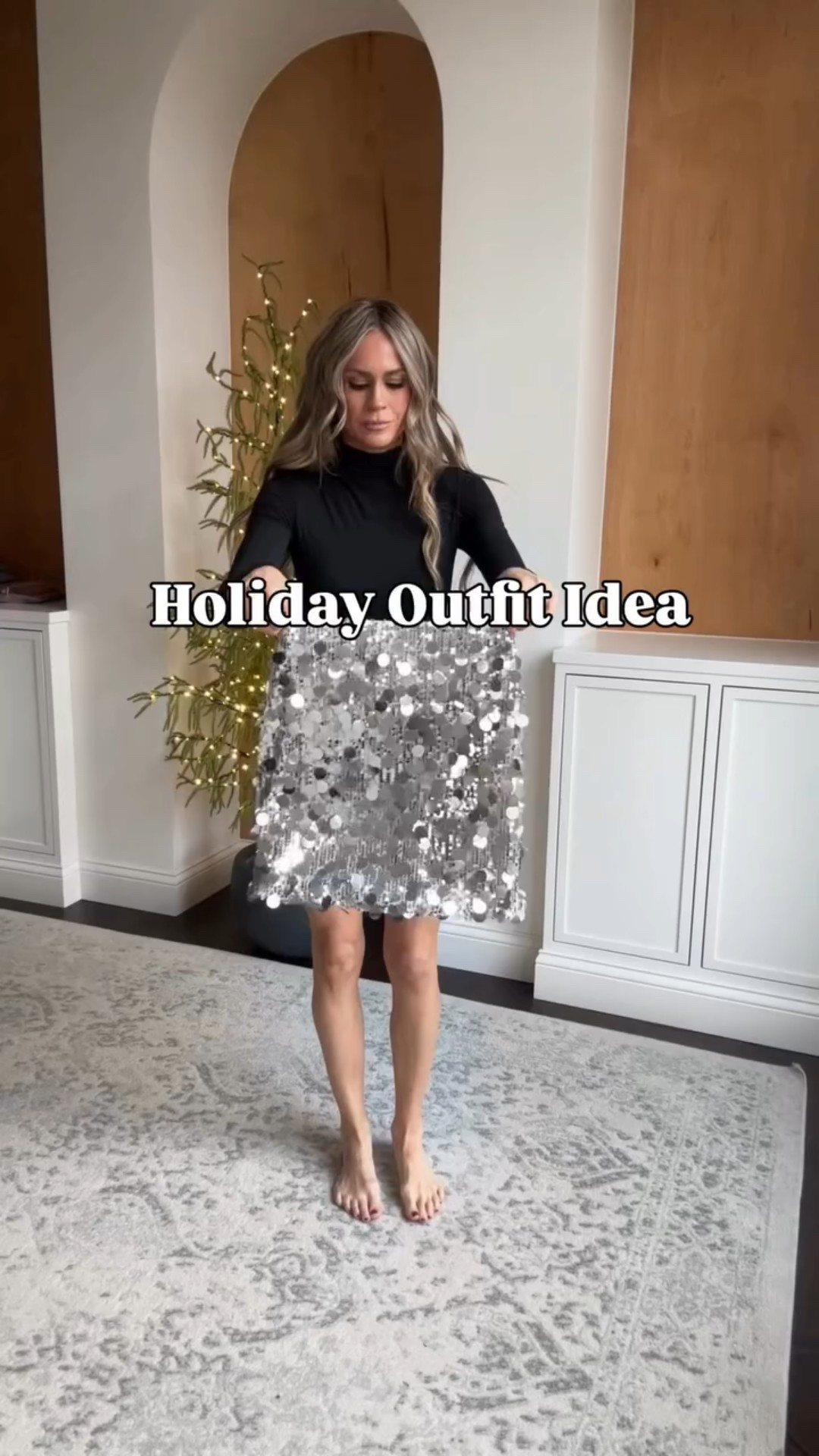 

Easy and festive holiday outfit idea featuring this sequin skirt, and bow heels and accessories! 🎀 everything is from Amazon and perfect for holiday parties or NYE

#holidayoutfitideas #holidayoutfits 
NYE outfit, Christmas outfit, holiday party outfit, what to wear to holiday parties, winter outfit, festive outfit idea

#LTKPetite #LTKFindsUnder50 #LTKHoliday
