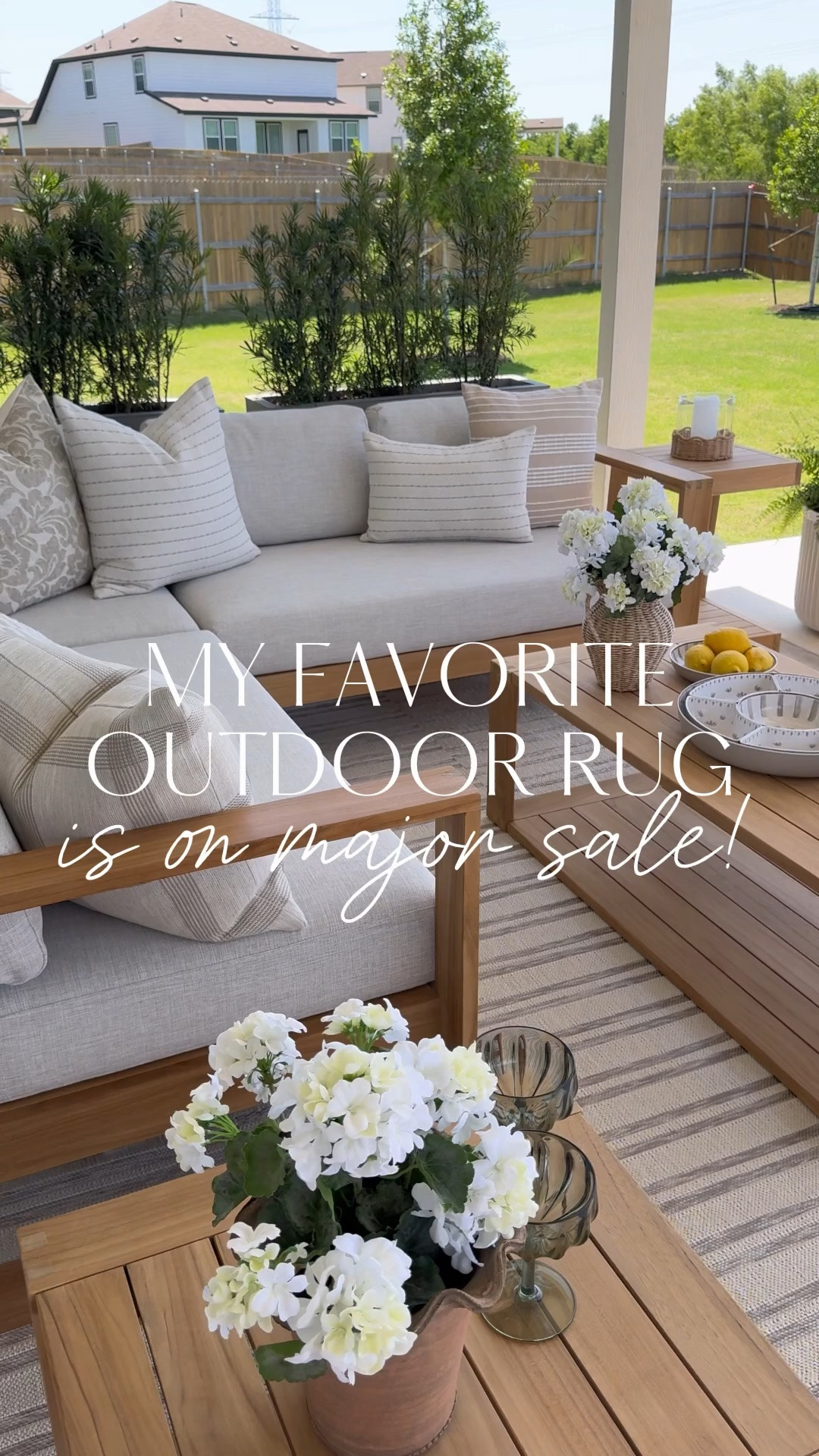 My best selling outdoor Loloi Rug is on SALE ☀️👏🏼

From patio sets to my favorite outdoor rugs, Wayfair is my top destination for shopping all things outdoors! 

You can also shop everything you see in this reel & more of my favorites via my LTK Shop 💛

Wayfair Finds, Patio Season, BBQ Season, Outdoor Hosting, Dining Al Fresco, Patio Sets, Outdoor Rugs, Summertime, Summer Living

#Wayfair #outdoorliving #patiodecor #summerliving