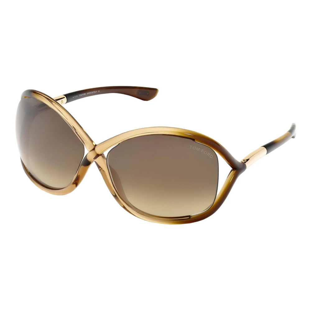 Whitney Oversized Soft Round Sunglasses - female - Tom Ford - Sunglasses - Brown - 64 MM - Accessories | Miinto UK Ltd